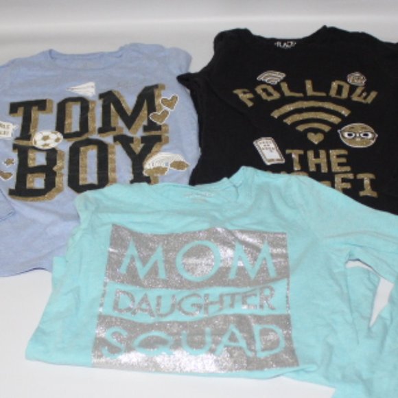 The Children Place Girls Long sleeve Tees Size 7/8 - Picture 3 of 15